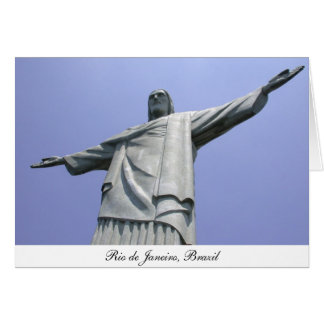 Jesus Kristus Redeemer, Rio de Janeiro, Brasilien Hälsningskort
