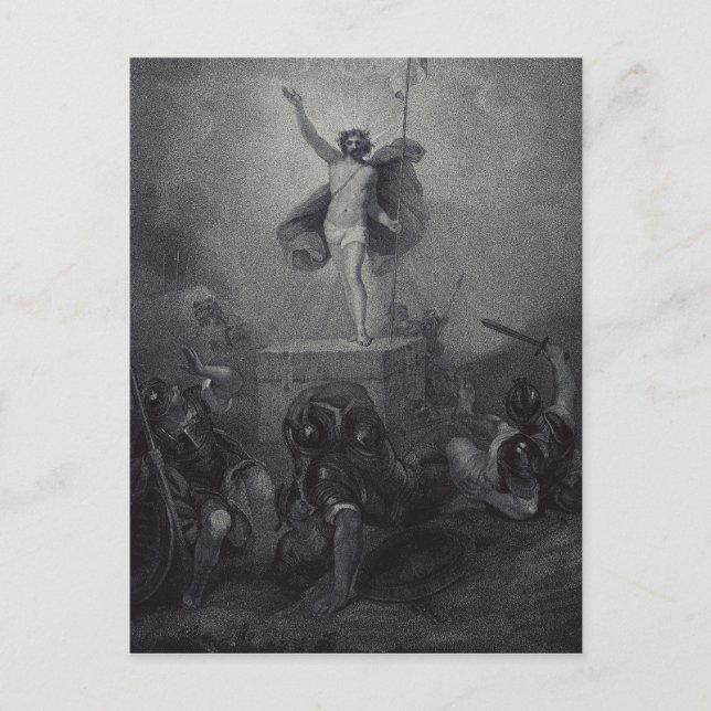 Jesus Kristus rekurage Vykort (Framsida)