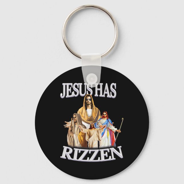Jesus Kristus Religiösa Påsk Nyckelring (Framsida)