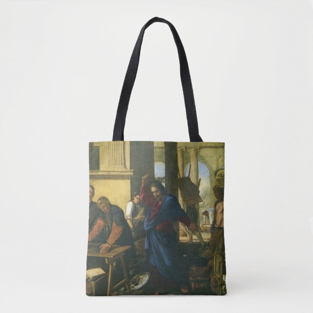 Jesus Kristus rensar templet Tygkasse (Framsida)