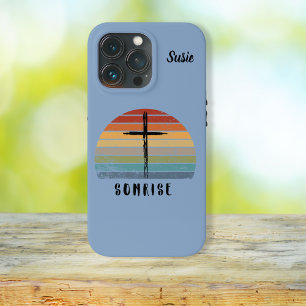 Jesus Kristus Retro Sunrise Kor Christian