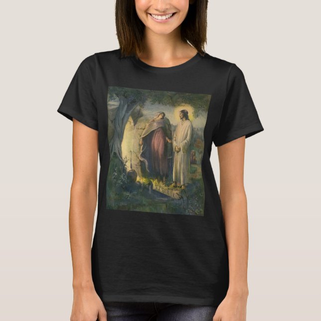 Jesus Kristus Risen av Grav av ML Greer T Shirt (Framsida)