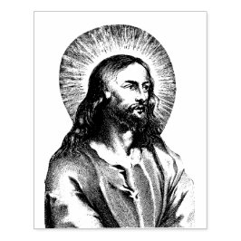 Jesus Kristus Rubber Frimärke Stämpel