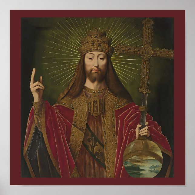 Jesus Kristus Savior från World Benson Poster (Framsidan)