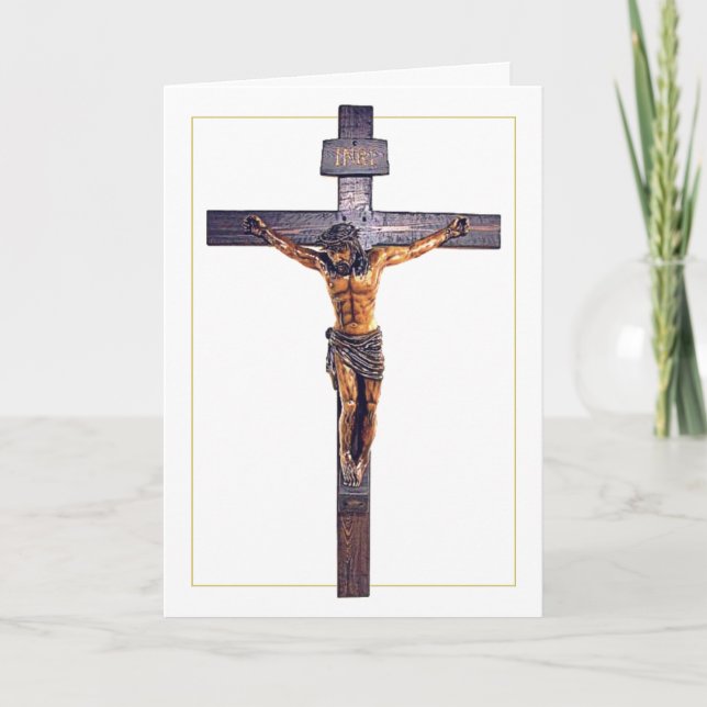Jesus Kristus Savior på Kor Kort (Framsida)