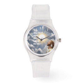 Jesus Kristus skulle du titta på Time Joke Armbandsur