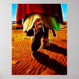 Jesus Kristus som bär mig i hans Arm Poster