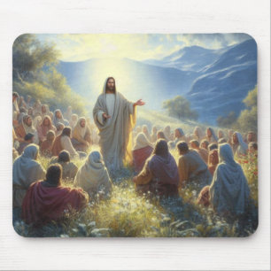 Jesus Kristus som predikar för massorna Musmatta