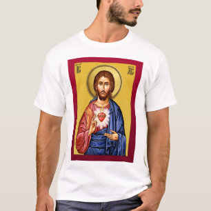 Jesus Kristus son av Gud nya rött T Shirt