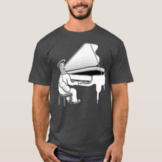 Jesus Kristus spelar stora piano T Shirt