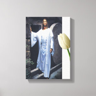 Jesus Kristus Stretched Kanvastryck Canvas