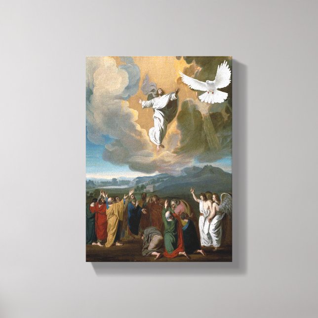 Jesus Kristus Stretched Kanvastryck Canvas (Framsida)