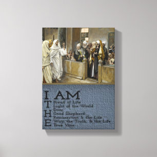 Jesus Kristus Stretched Kanvastryck Canvas