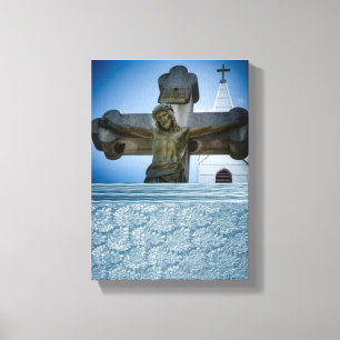 Jesus Kristus Stretched Kanvastryck Canvas