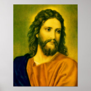 Jesus Kristus svarar på Riken Poster. Poster