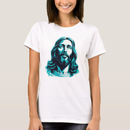 Jesus Kristus Teal Passover Påsk julgåva T Shirt