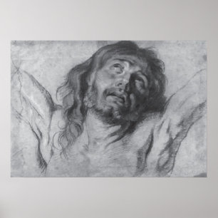Jesus Kristus Teckning Anthony skåpbil Dyck Poster