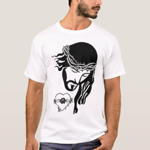 Jesus Kristus Thorning Bleeding Heart Art T Shirt