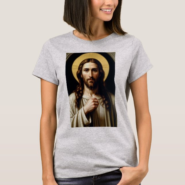 Jesus Kristus tshirt T Shirt (Framsida)