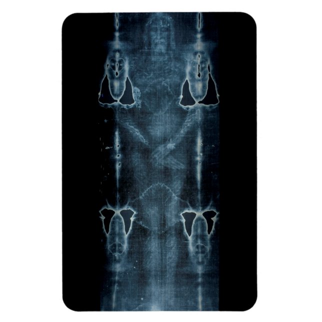Jesus Kristus, Turin (Turin Shroud) Magnet (Vertikal)