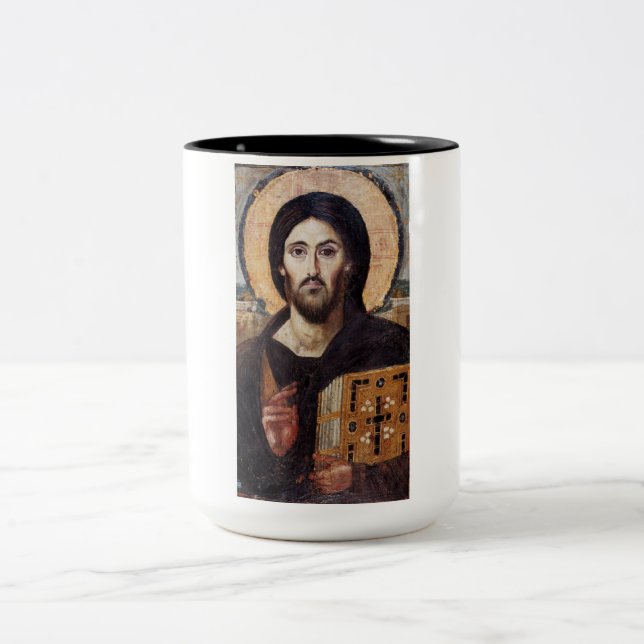 Jesus Kristus Två-Tonad Mugg (Center)