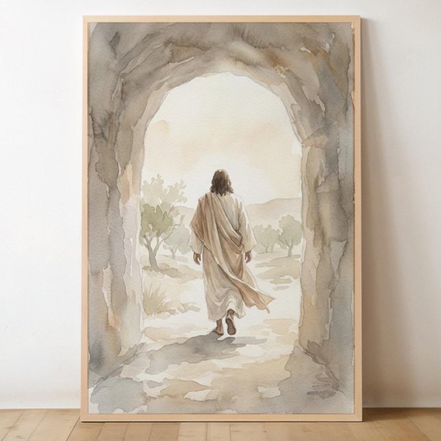 Jesus Kristus Uppstånden, Påskmålning, Jesus Poster (Skapare uppladdad)