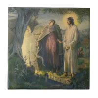 Jesus Kristus uppstånden vid graven av ML Greer