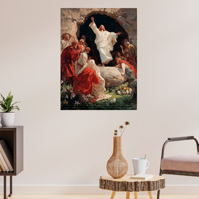Jesus Kristus uppstiger från graven, Poster (Vardagsrum 3)