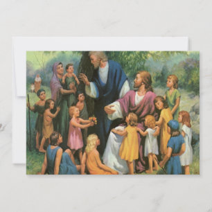 Jesus Kristus Välsignar Barnen, Gammal Religion Inbjudningar