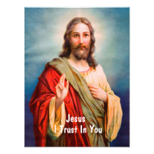 Jesus Kristus Välsignar Jag Litar På Dig Citat