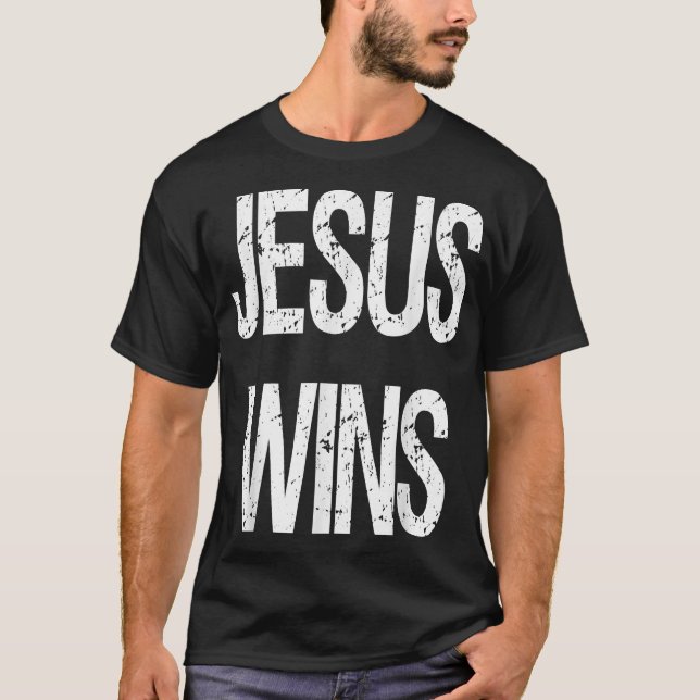 Jesus Kristus Vins Christian Pastor Gift Novelty G T Shirt (Framsida)
