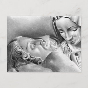Jesus Kristus Virgin Mary Postcard Vykort