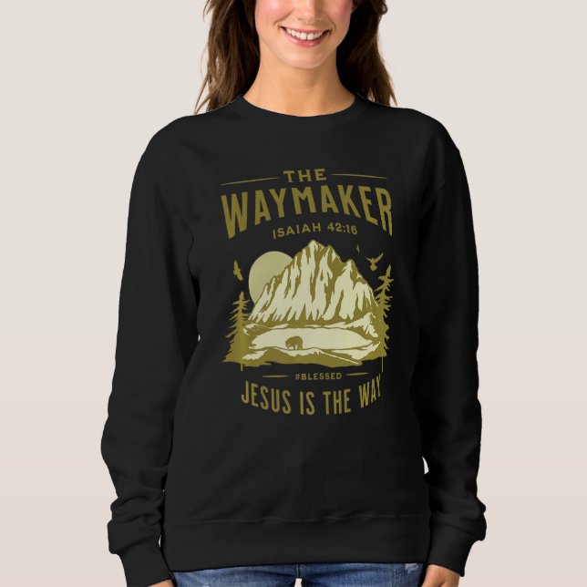 Jesus Kristus Waymaker T Shirt (Framsida)