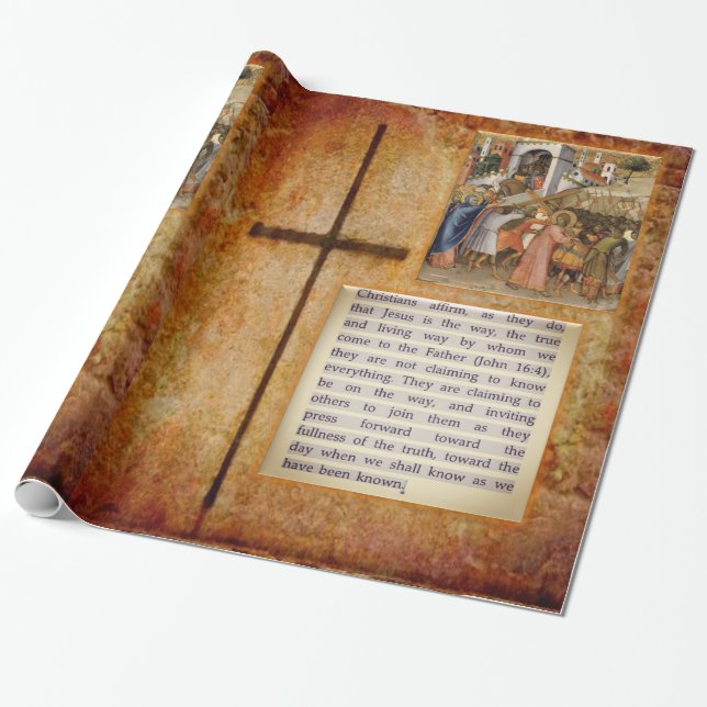 Jesus Kristus Wrapping papper Presentpapper (Utrullad)