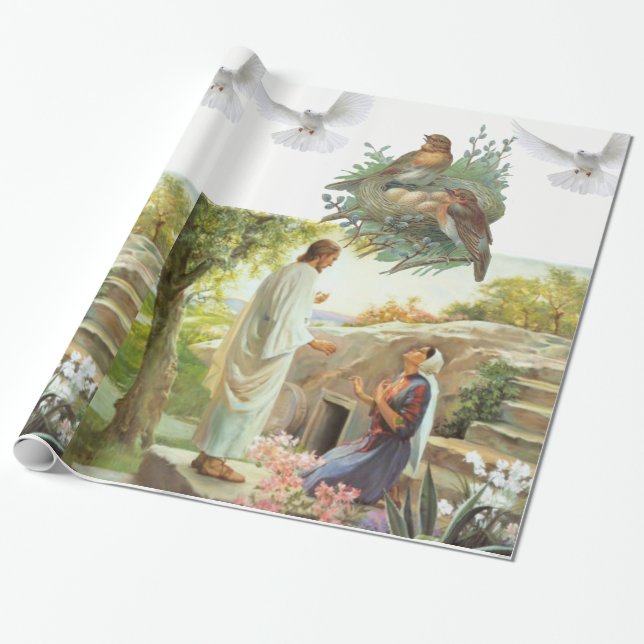 Jesus Kristus Wrapping papper Presentpapper (Utrullad)