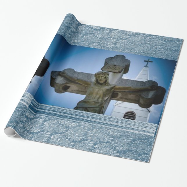 Jesus Kristus Wrapping papper Presentpapper (Utrullad)