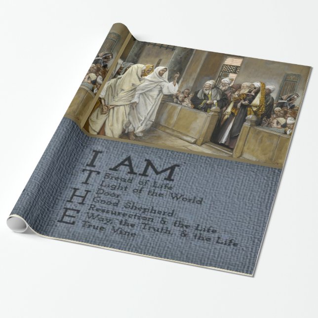 Jesus Kristus Wrapping papper Presentpapper (Utrullad)
