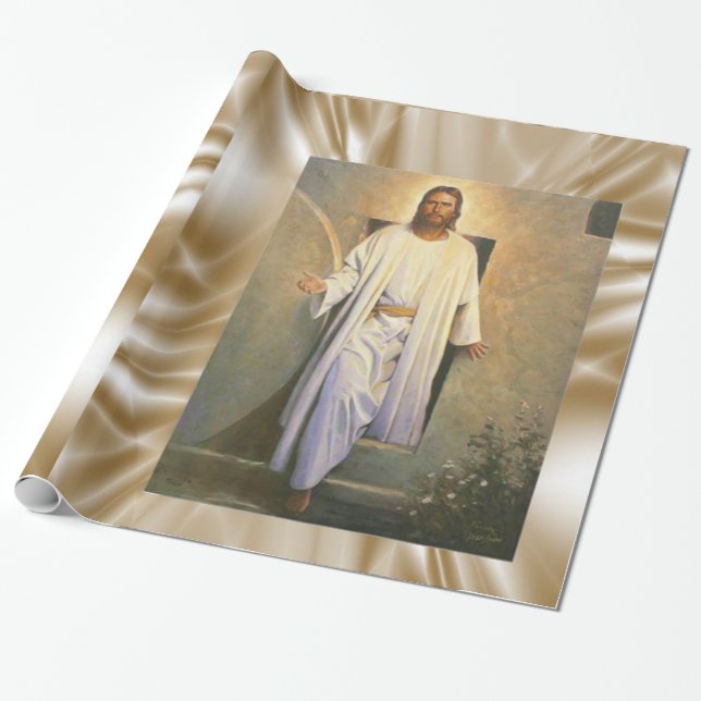 Jesus Kristus Wrapping papper Presentpapper (Utrullad)