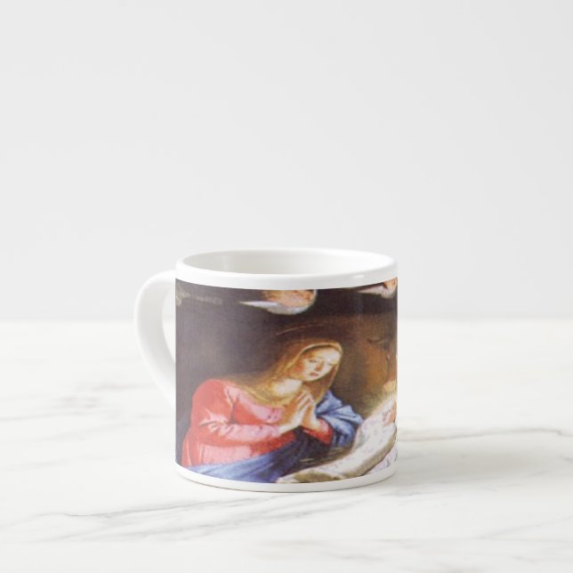JESUS KRISTUSFÖDELSE ESPRESSOMUGG (Framsida vänster)