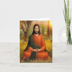 Jesus Kristusmeditation Helgkort