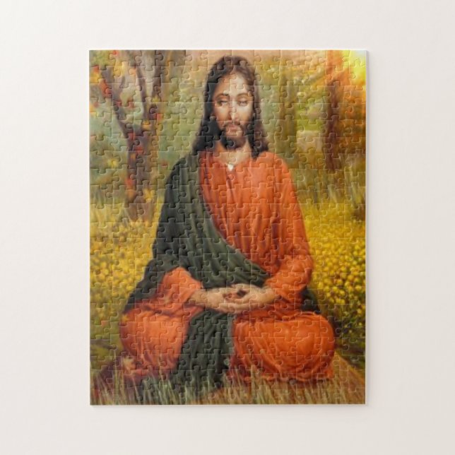 Jesus Kristusmeditation Pussel (Vertikal)