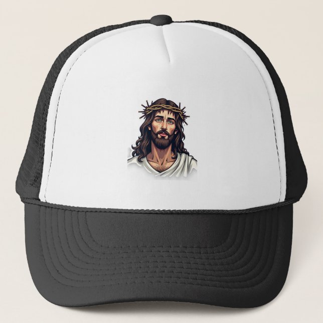 Jesus Kron Nägel Vintage Gravyr Tee 2 Keps (Framsida)