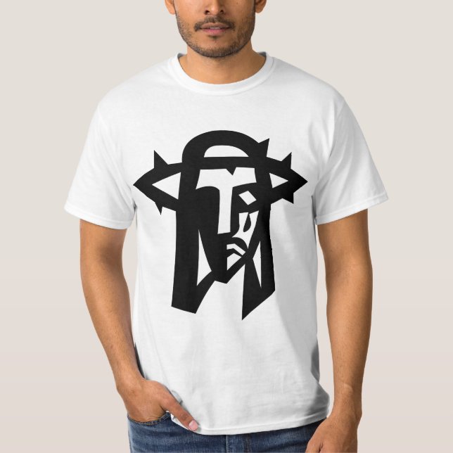 Jesus Krona av Thorns T Shirt (Framsida)
