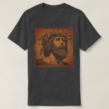 Jesus Krona i Thorns fet grafik T-Shirt