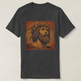 Jesus Krona i Thorns fet grafik T-Shirt