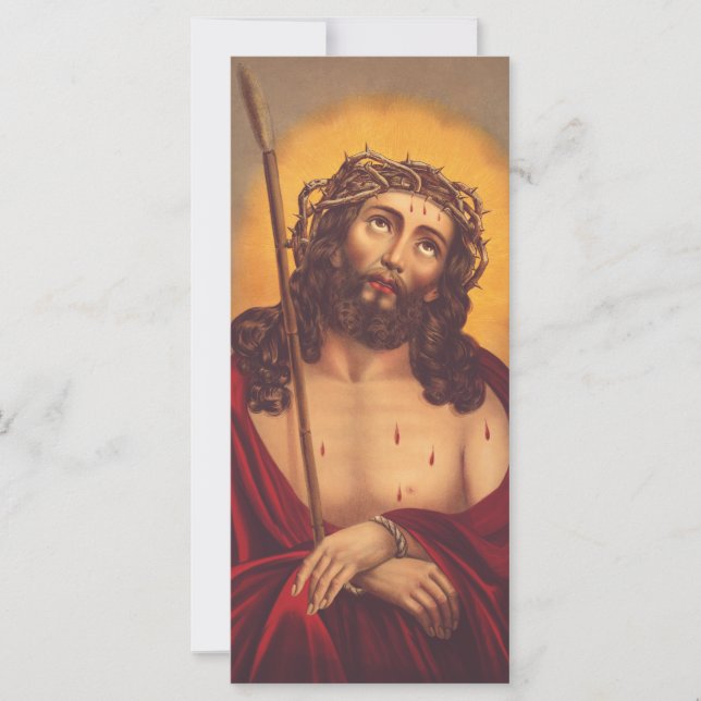 Jesus kröns med en törnekrona (Framsida)