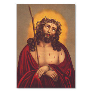 Jesus kröns med en törnekrona bordsnummer