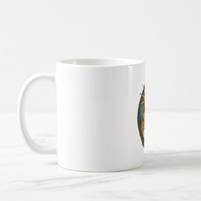 Jesus krossade USB-minne förlorade data humor_1 Kaffemugg (Vänster)