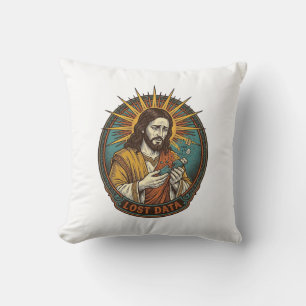 Jesus krossade USB-minne förlorade data humor_1 Kudde