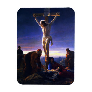 Jesus kryssning. Fin konst Magnet